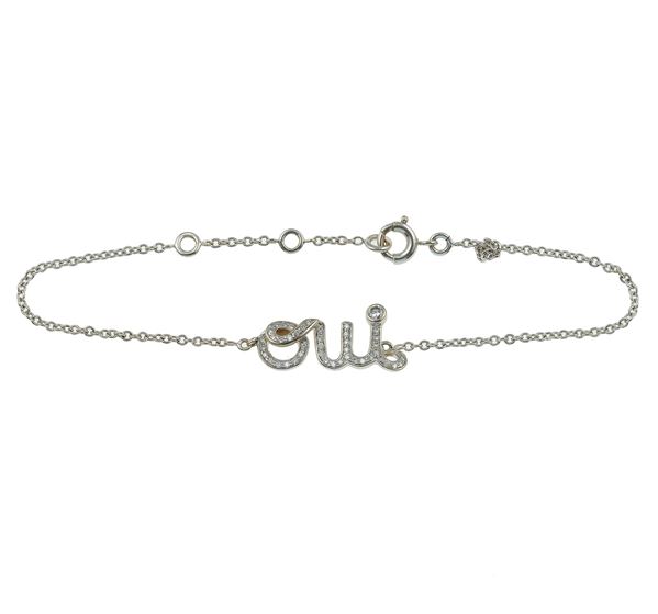 Dior. Braccialetto "Oui" con diamanti