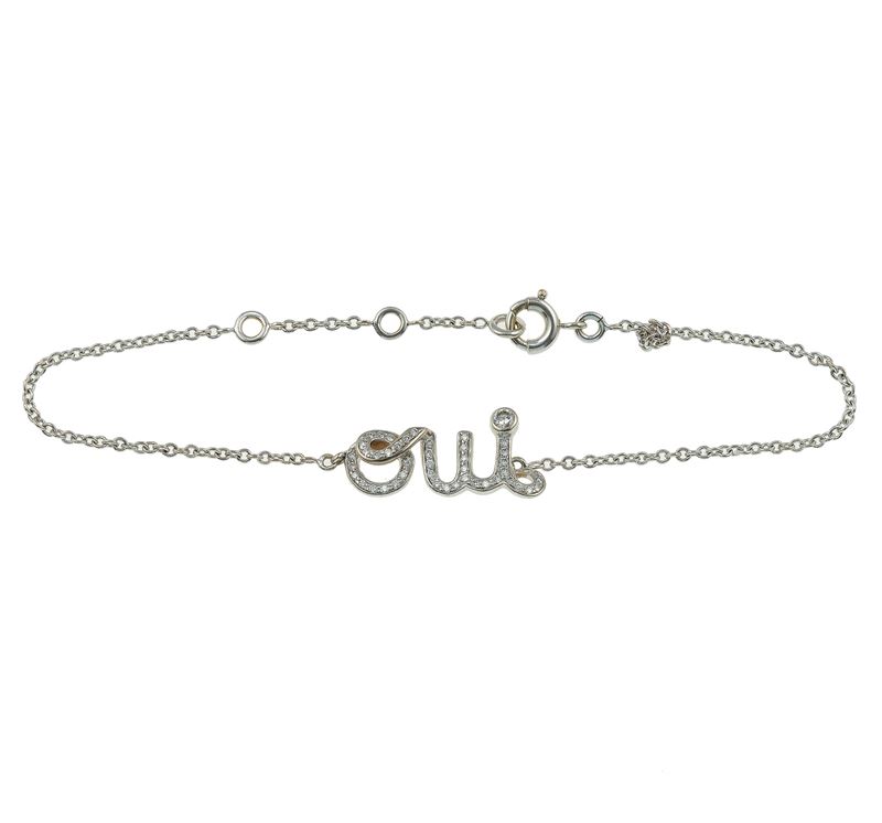 Dior. Braccialetto "Oui" con diamanti  - Asta Fine Jewels - Cambi Casa d'Aste