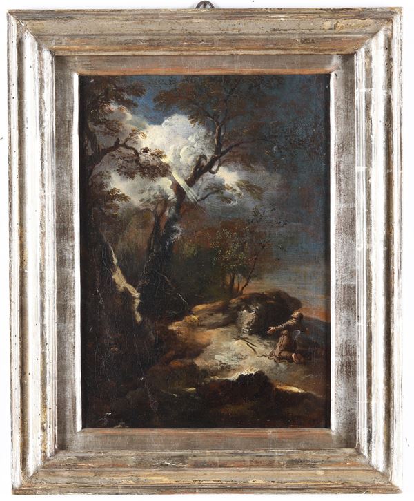 Santo Francescano in estasi