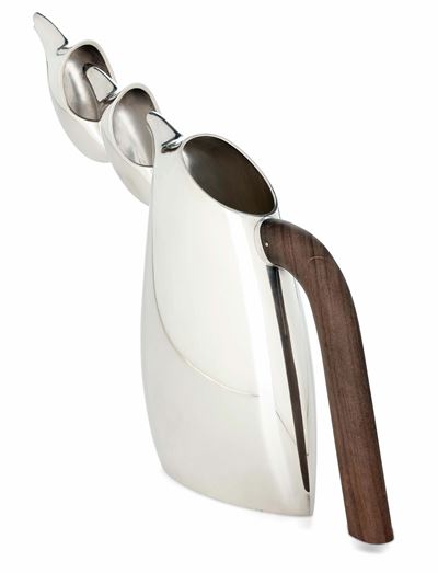 De Vecchi, Brocca modello “Trebok” in argenteria artistica milanese, XXI secolo (serie “Slow drin...