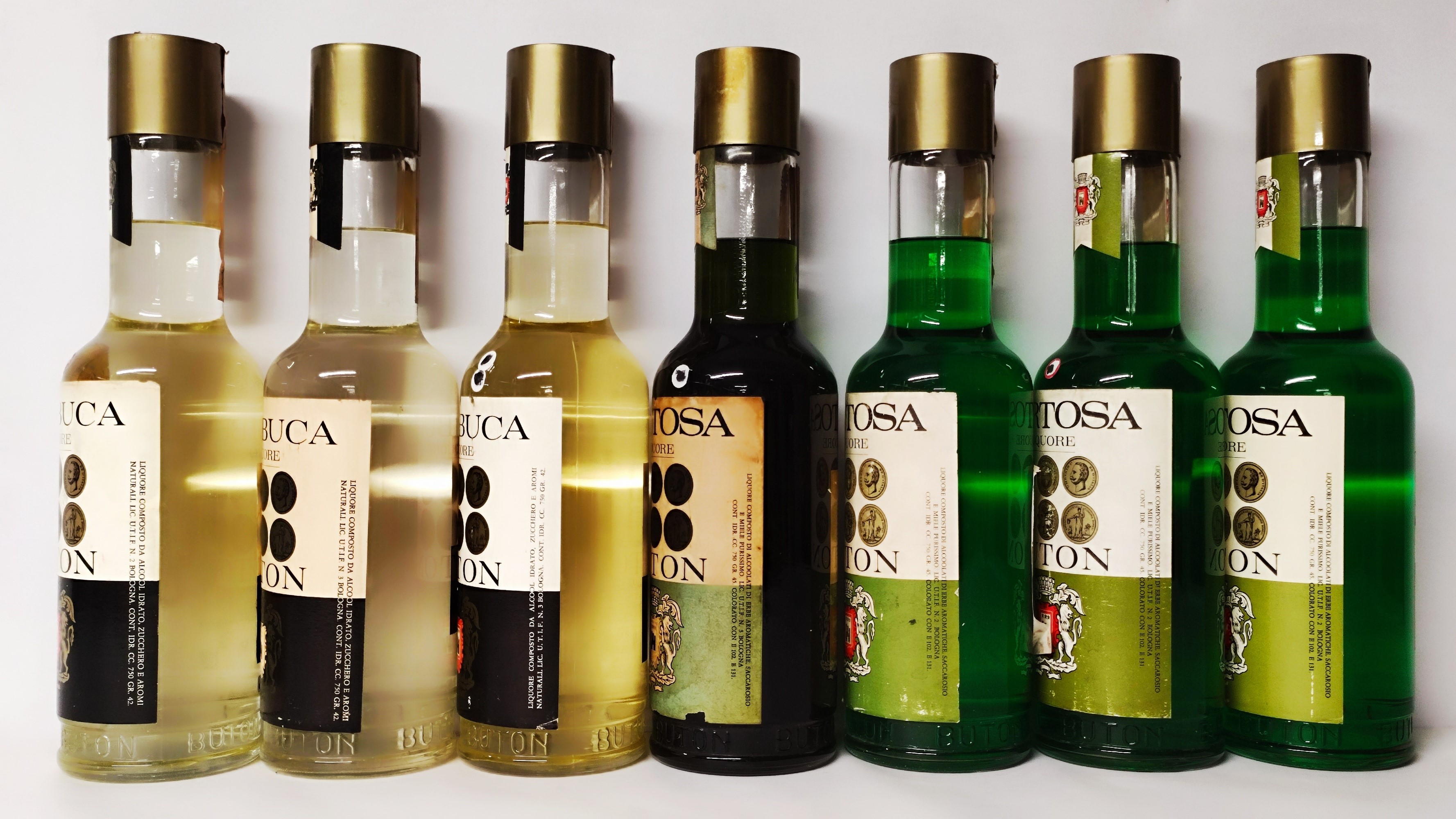 Buton Certosa, Sambuca, Liquori