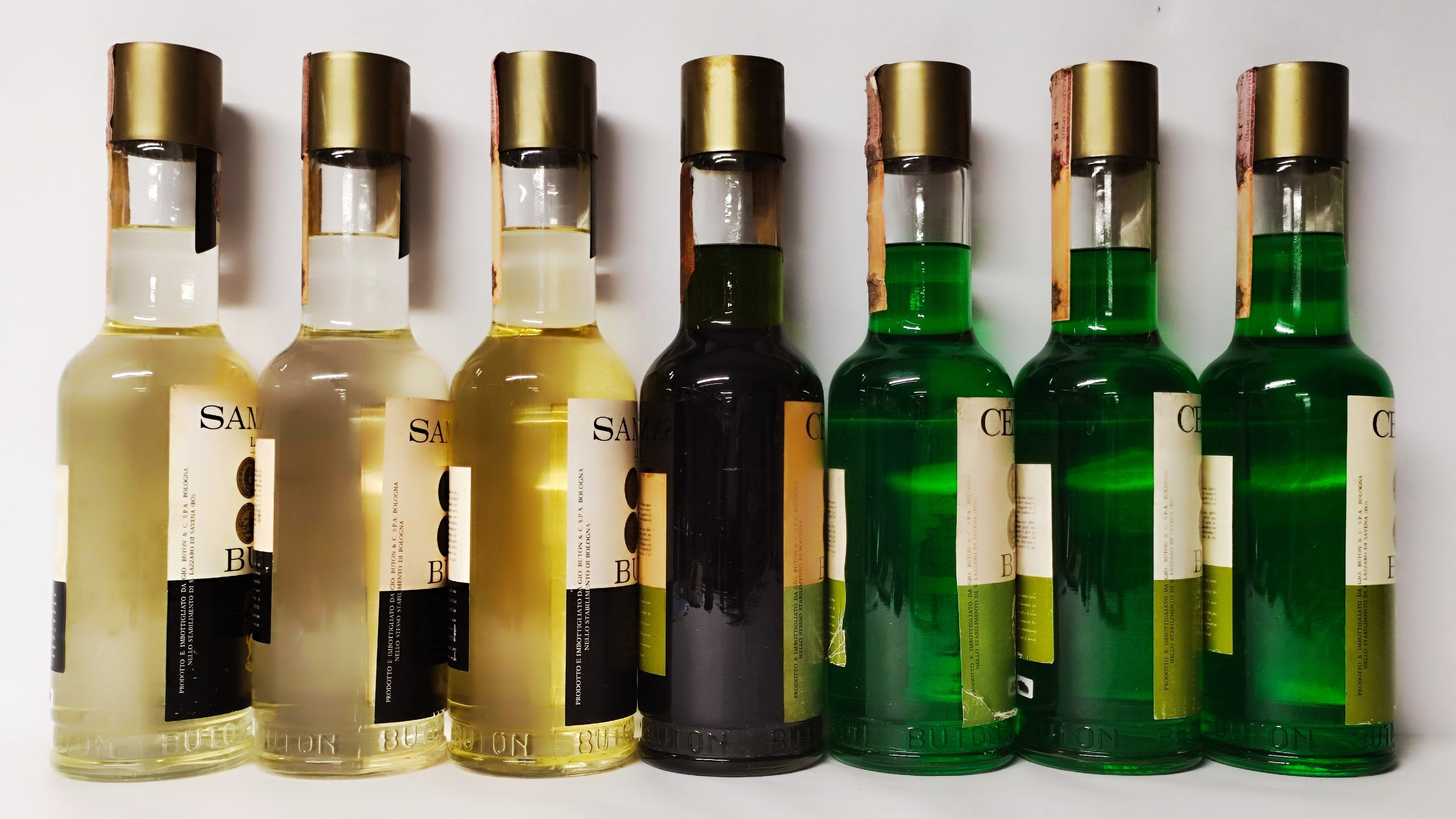 Buton Certosa, Sambuca, Liquori