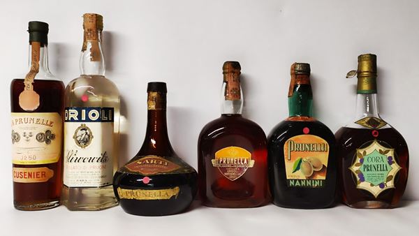 Prunella, Liquori Italiani