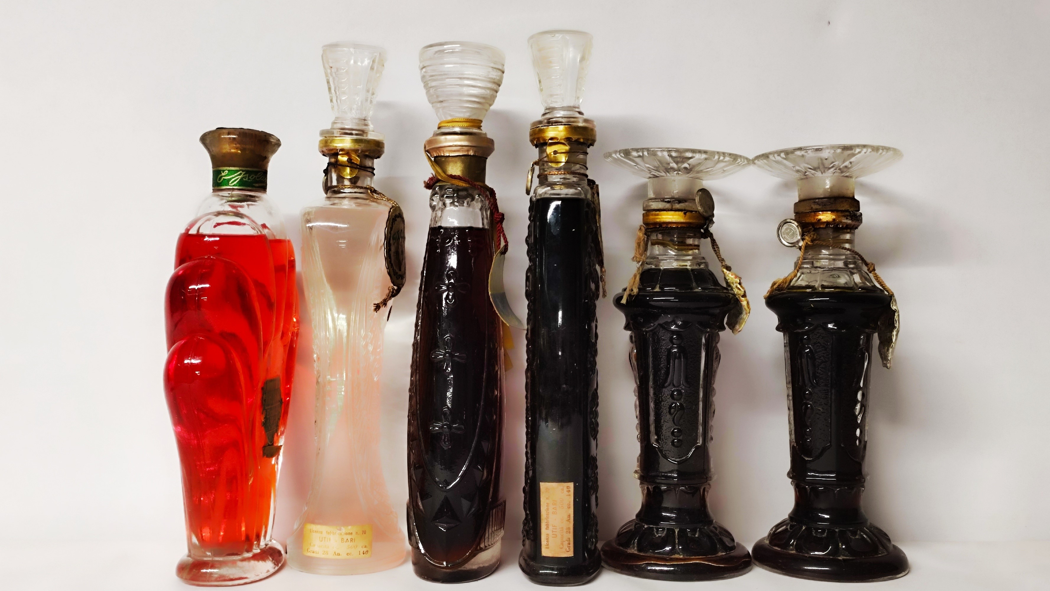 Decanter Borsari, Sica, Isolabella, Liquori