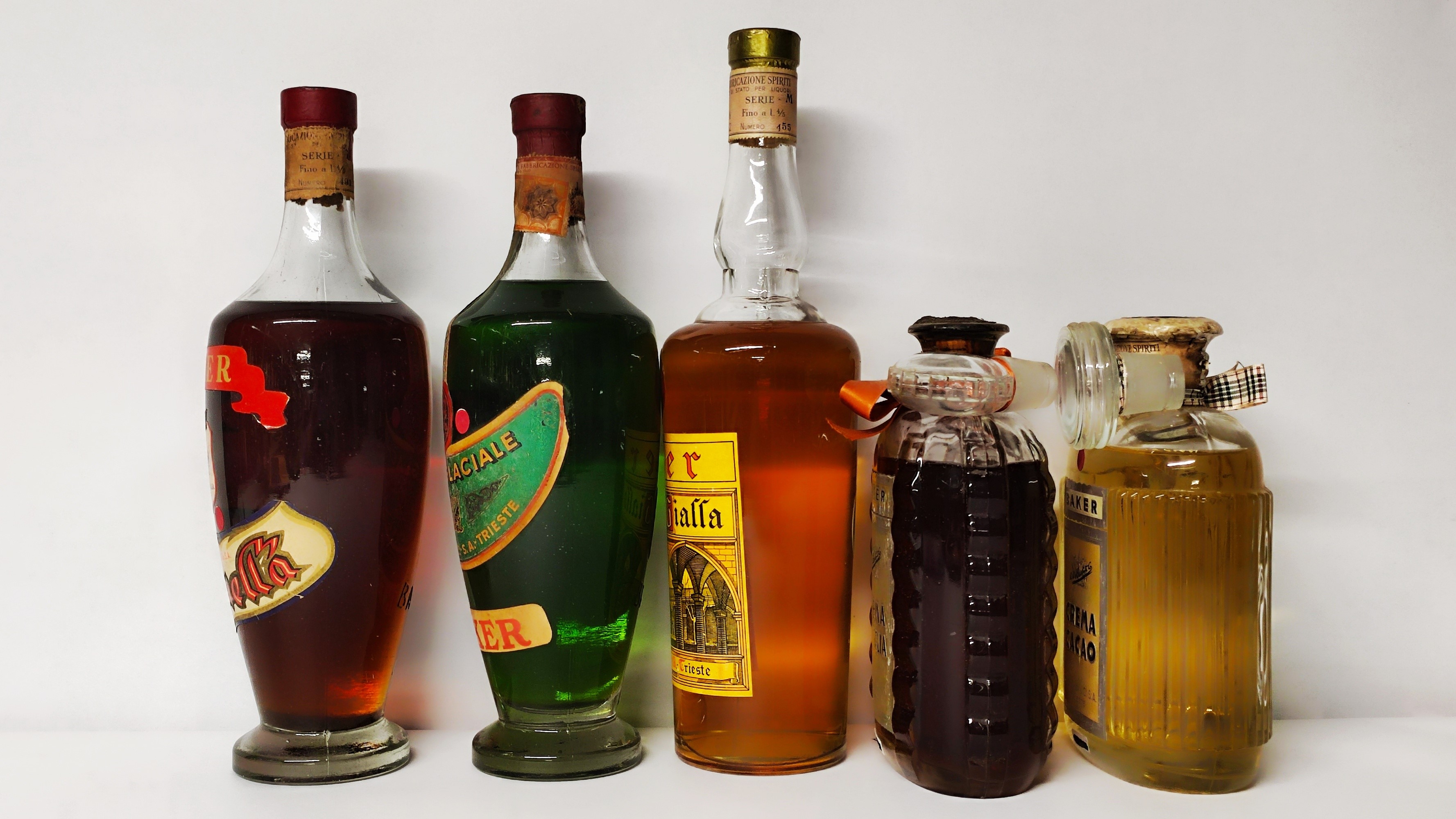 Baker Collezione, Liquori