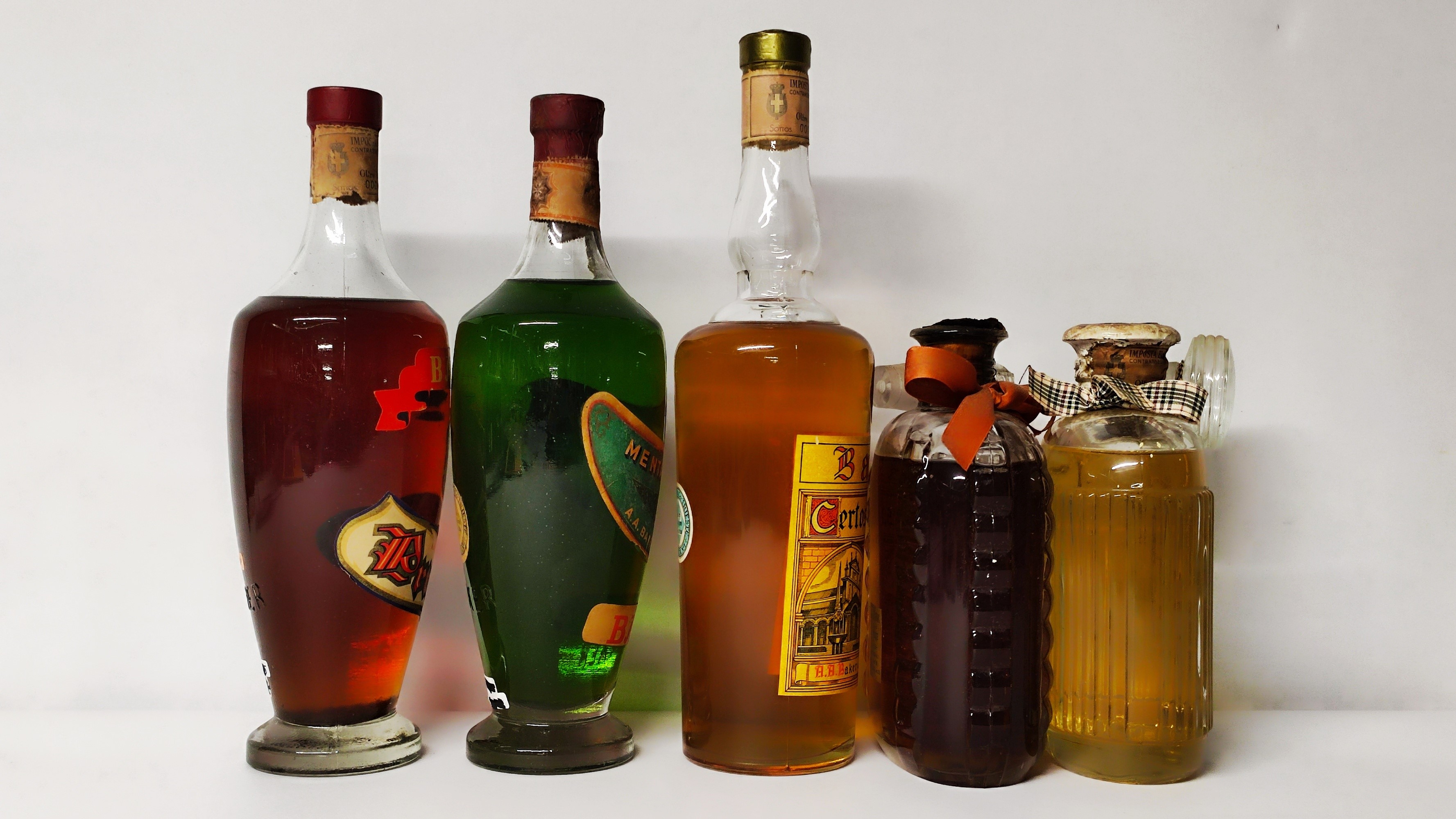 Baker Collezione, Liquori