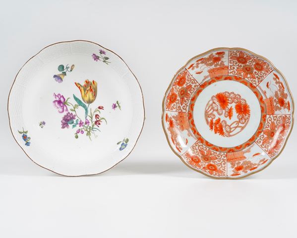 Bacinella.  Meissen, 1750 circa. 