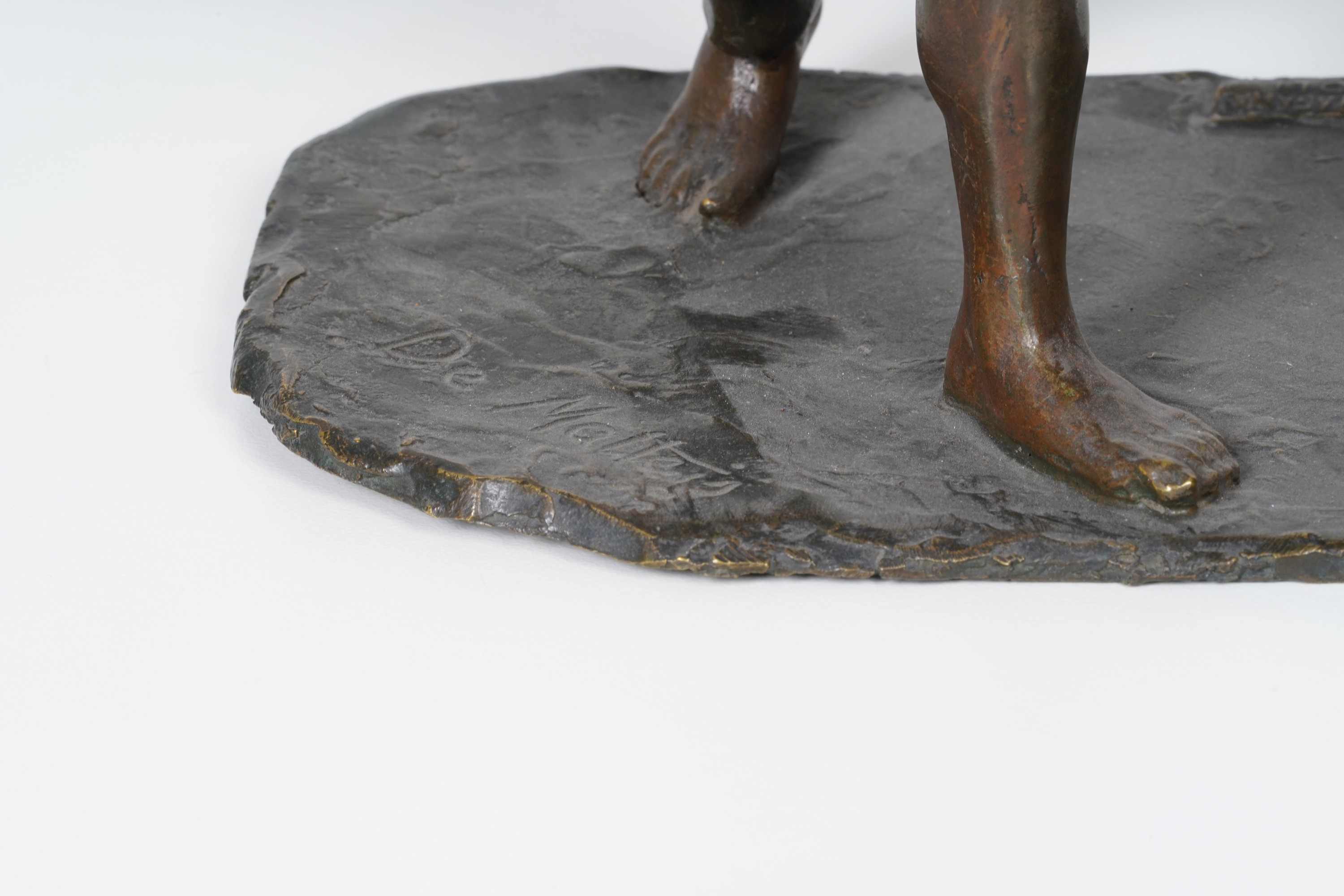 Francesco De Matteis - Musicanti - scultura in bronzo fuso e patinato