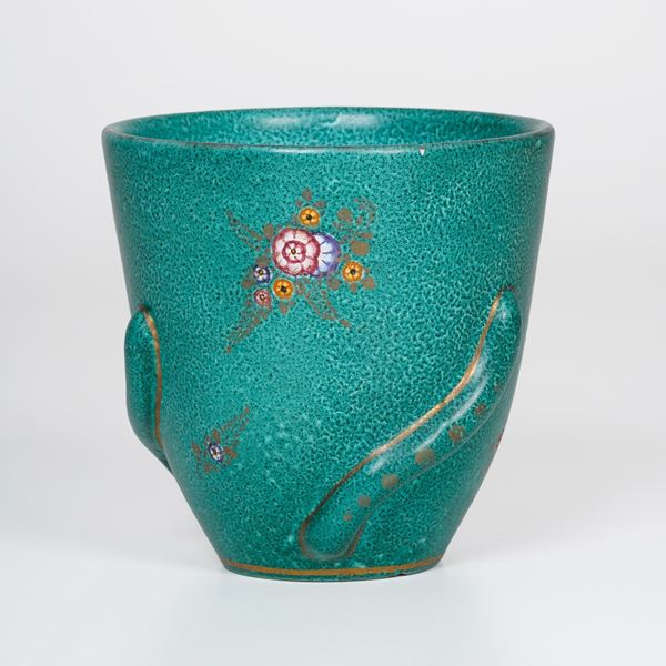 Vaso. Deruta, XX secolo.