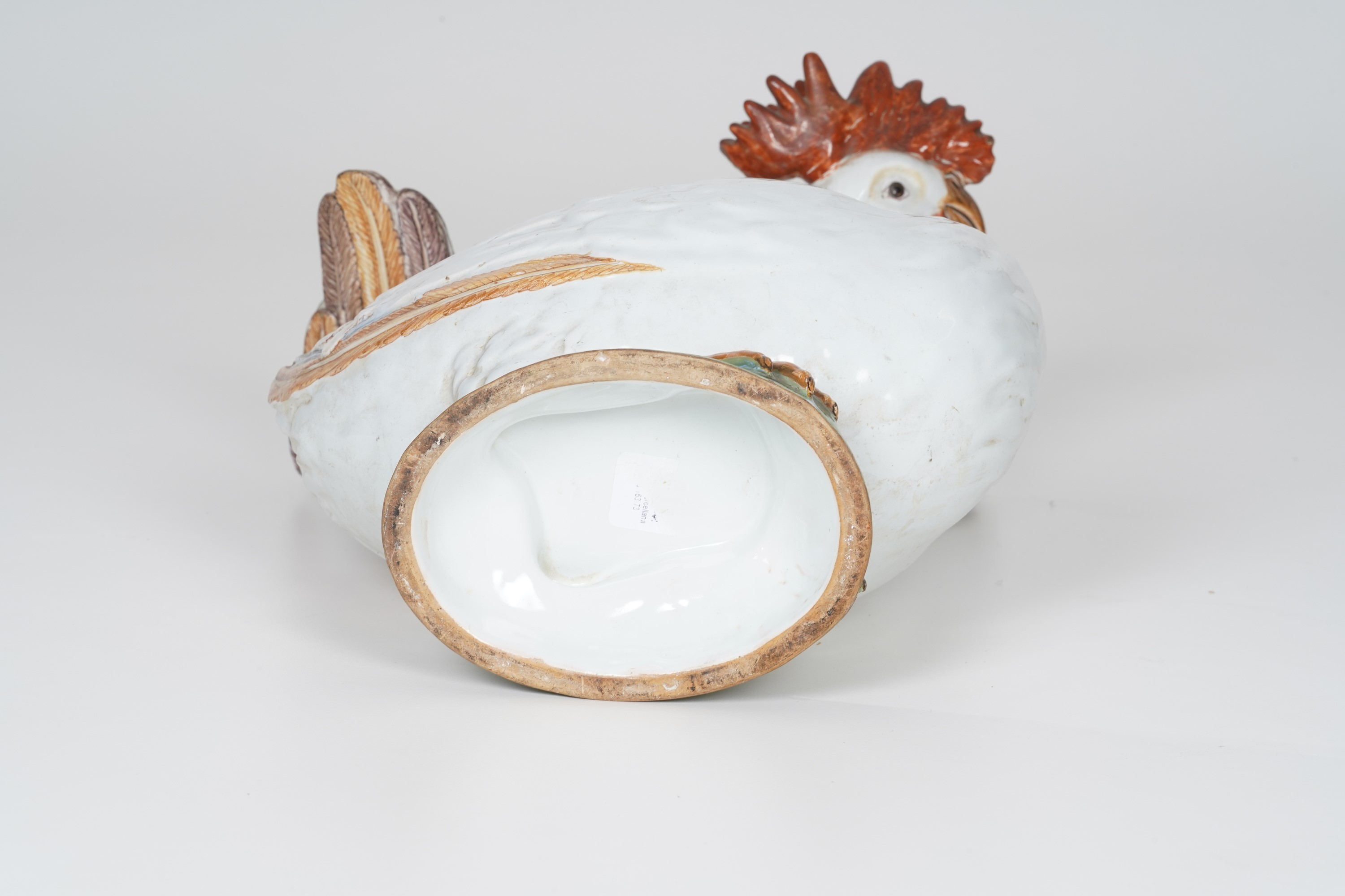Zuppiera a Forma di Gallina.nove, XVIII-XIX Secolo.