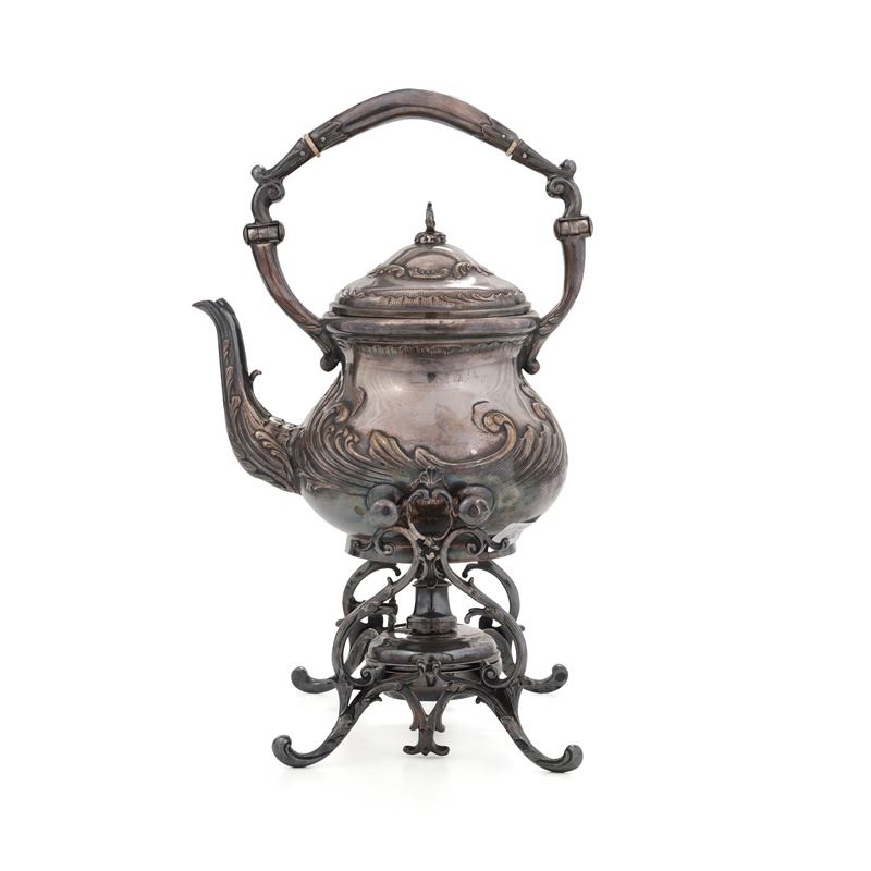 Samovar in metallo argentato  - Asta Antiquariato - Cambi Casa d'Aste