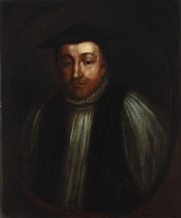 Scuola veneta del XVIII secolo Ritratto di prelato