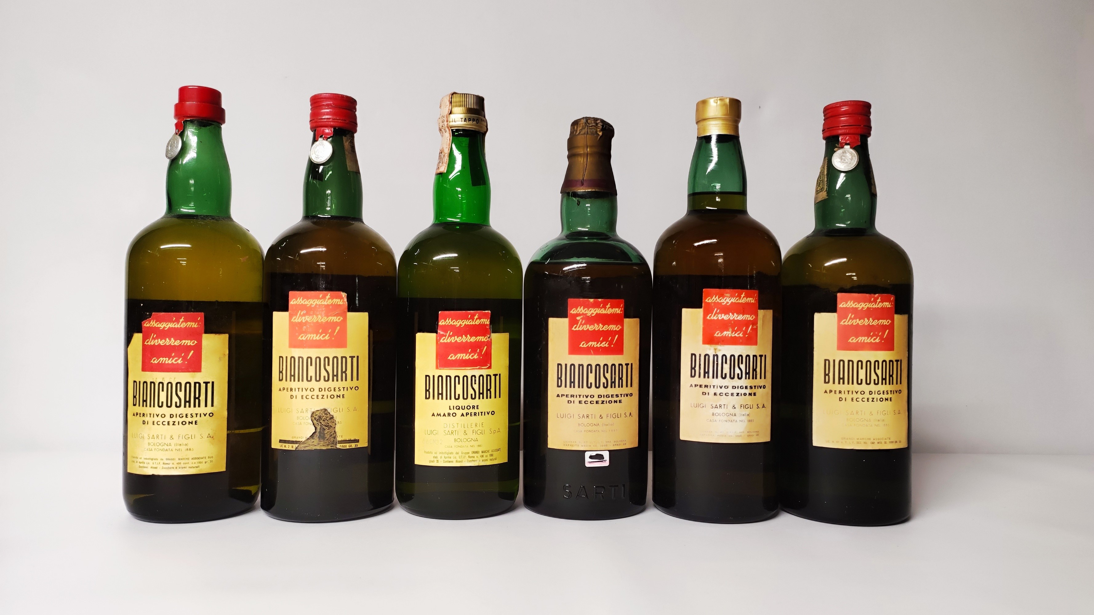 Bianco Sarti, Liquori