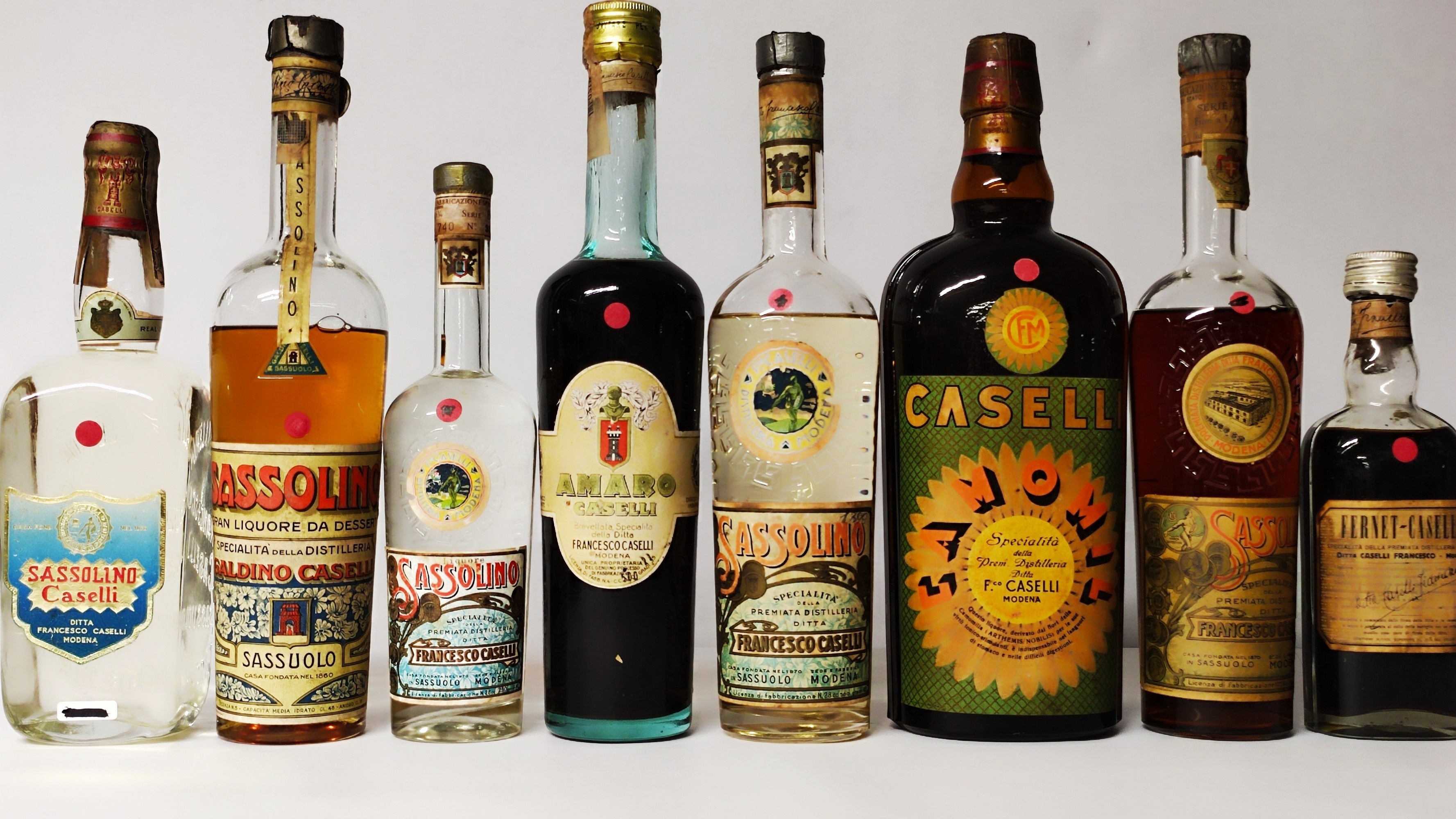 Caselli Collezione, Liquori