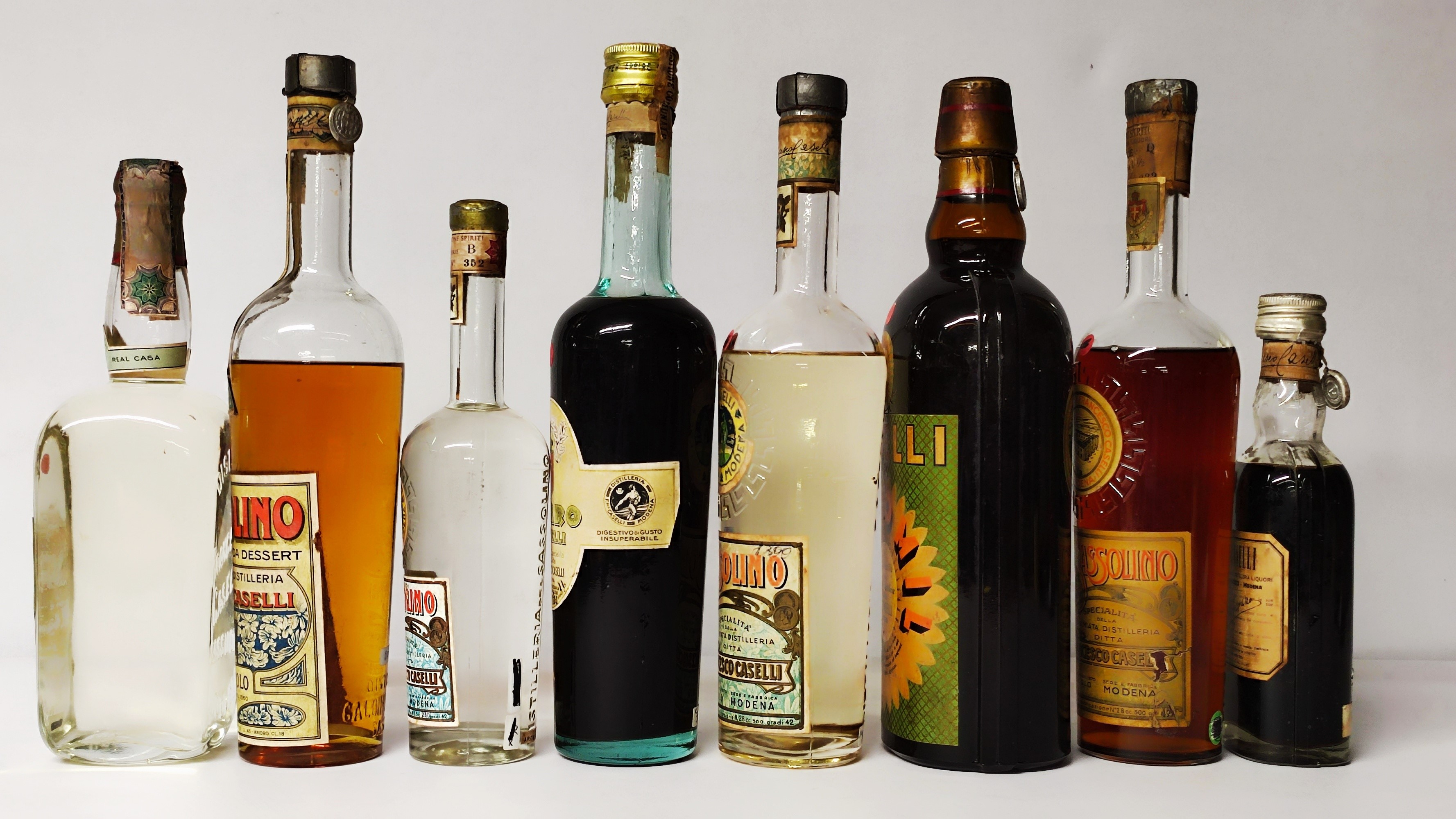 Caselli Collezione, Liquori