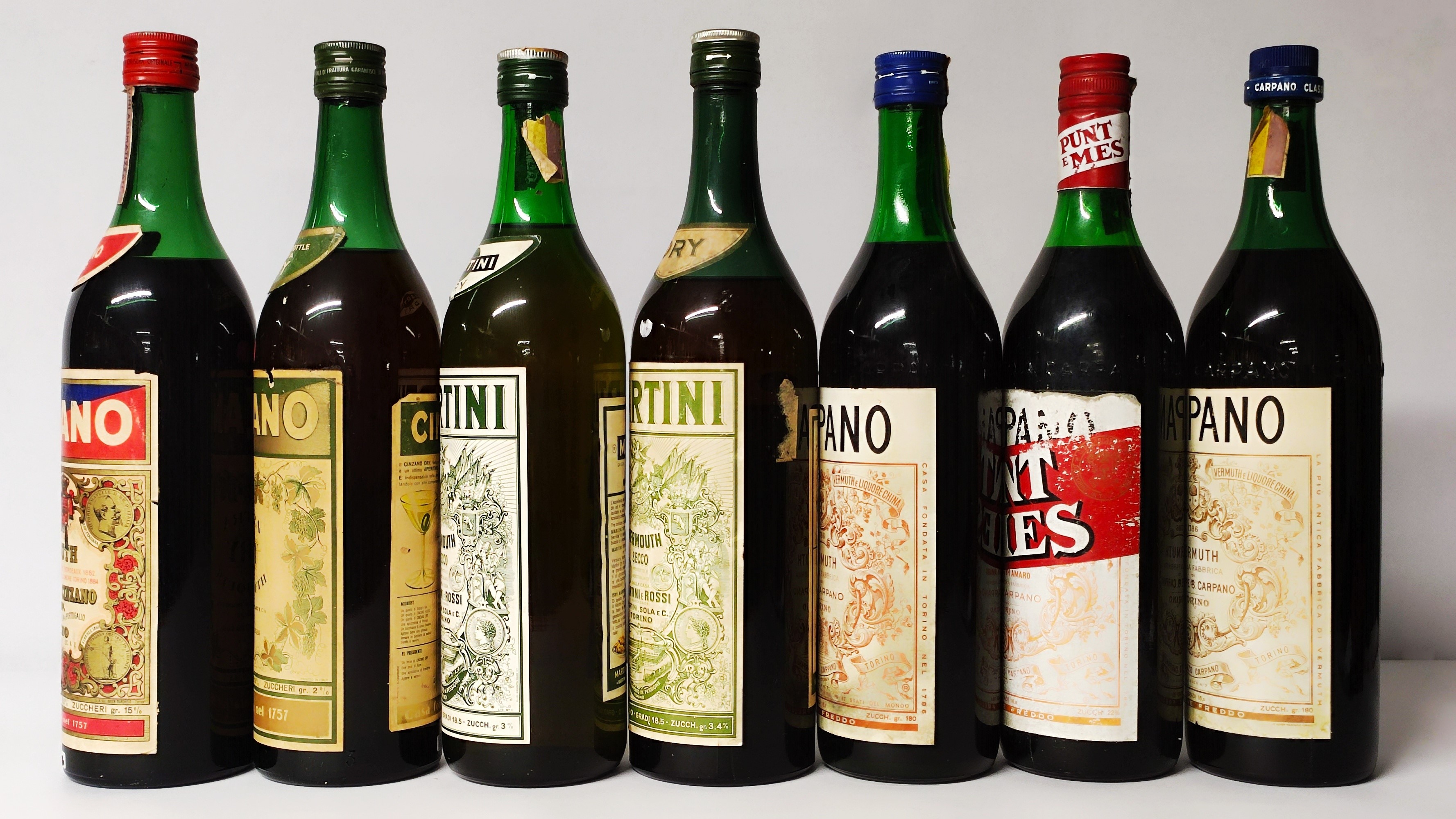 Cinzano, Martini, Carpano, Vermouth Italiani