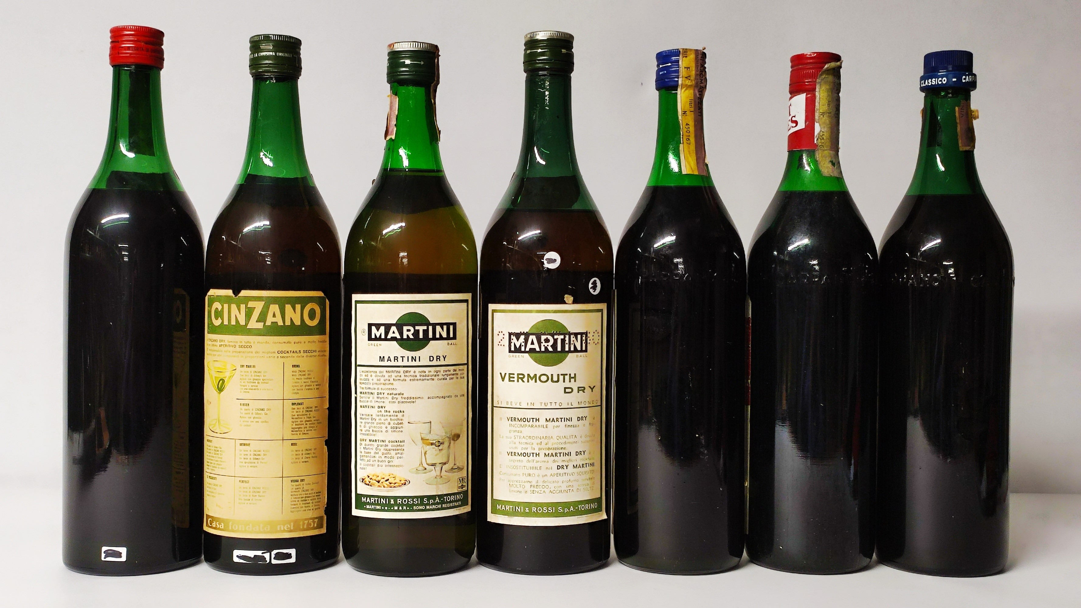 Cinzano, Martini, Carpano, Vermouth Italiani