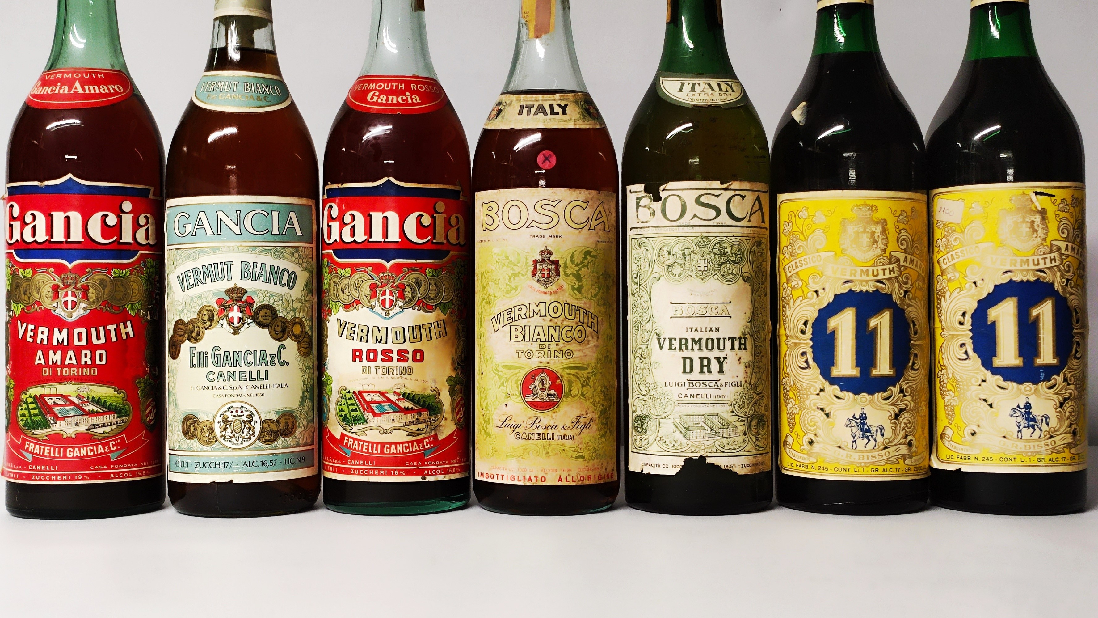 Gancia, Bosca, Bisso, Vermouth