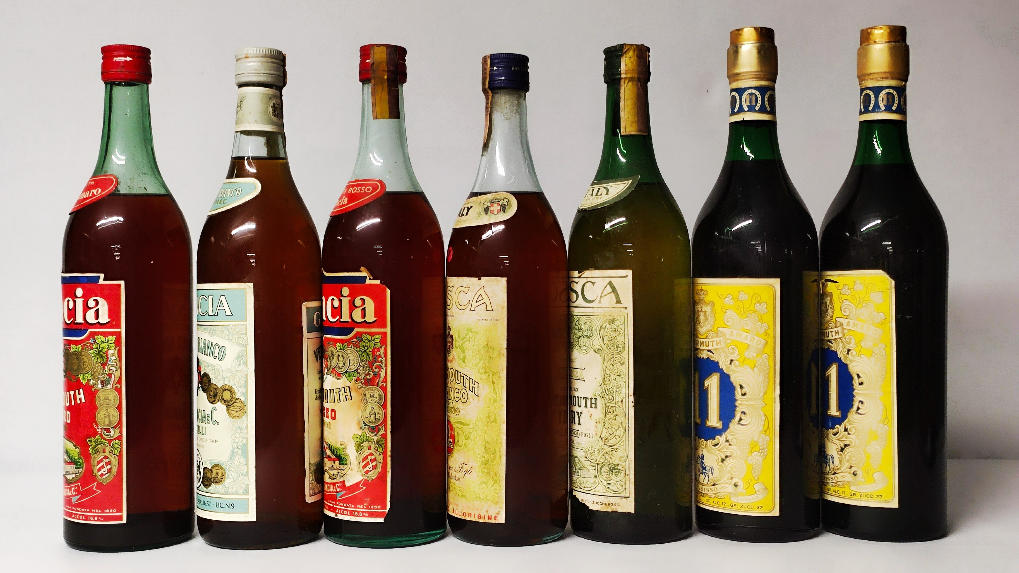 Gancia, Bosca, Bisso, Vermouth