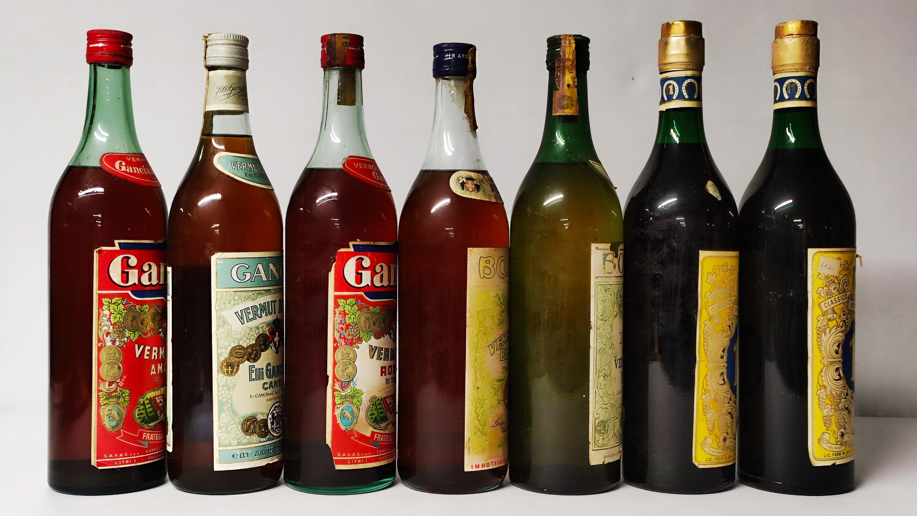Gancia, Bosca, Bisso, Vermouth