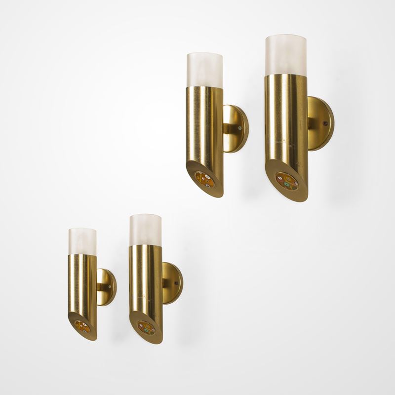 Angelo Lelii : Quattro lampade a parete  - Asta Design - Cambi Casa d'Aste