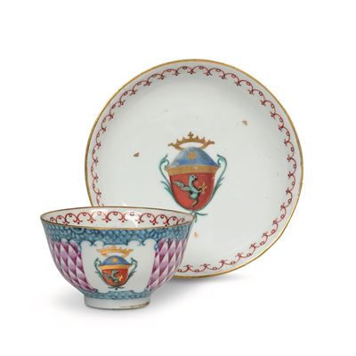 Tazza con Piattinonove, Manifattura di Pasquale Antonibon, 1770 Circa