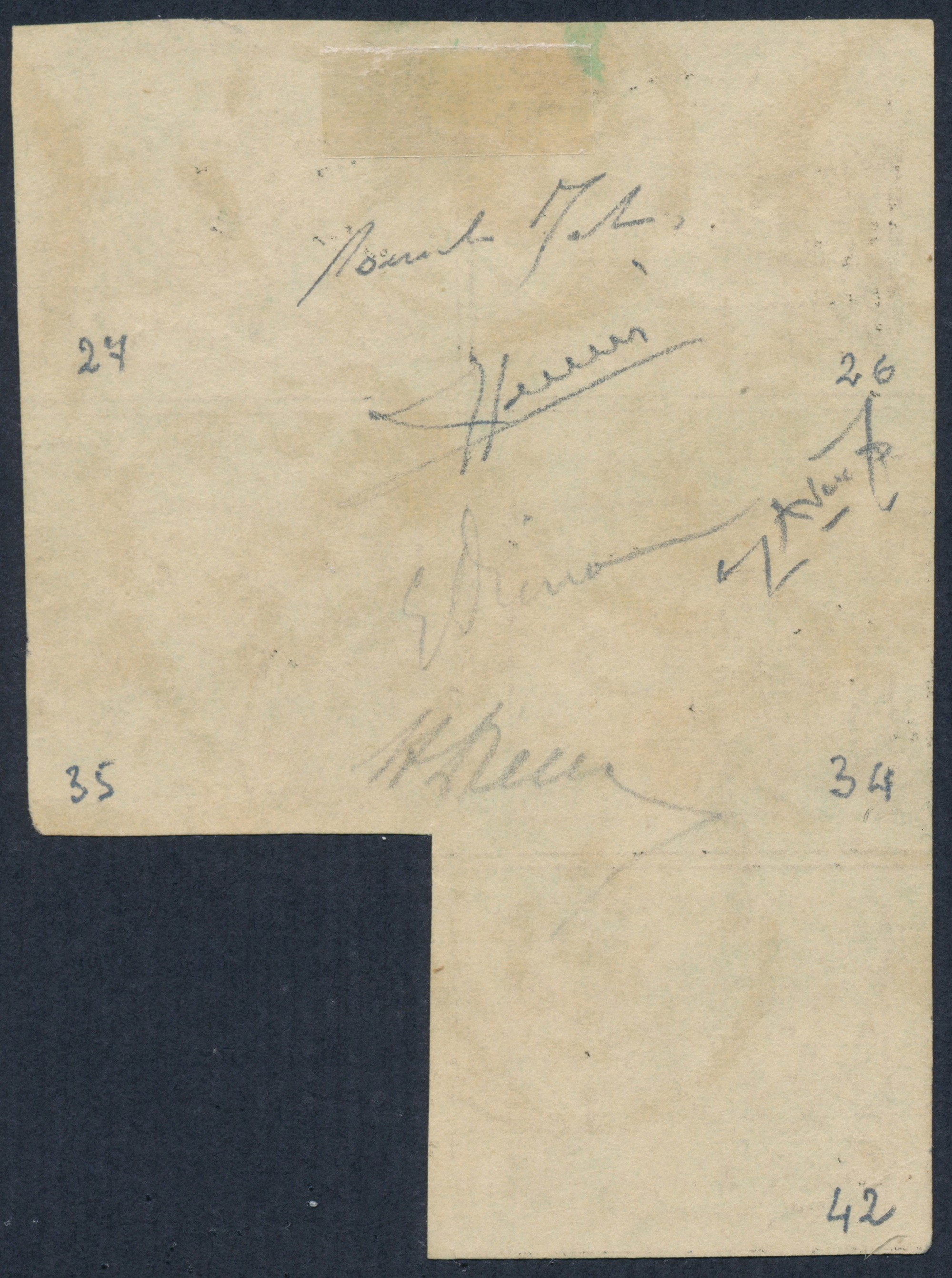 1867, Stato Pontificio, 2 Cent. Verde Giallo (13), II Emissione, Annullato a Roma in Blocco di Ci...