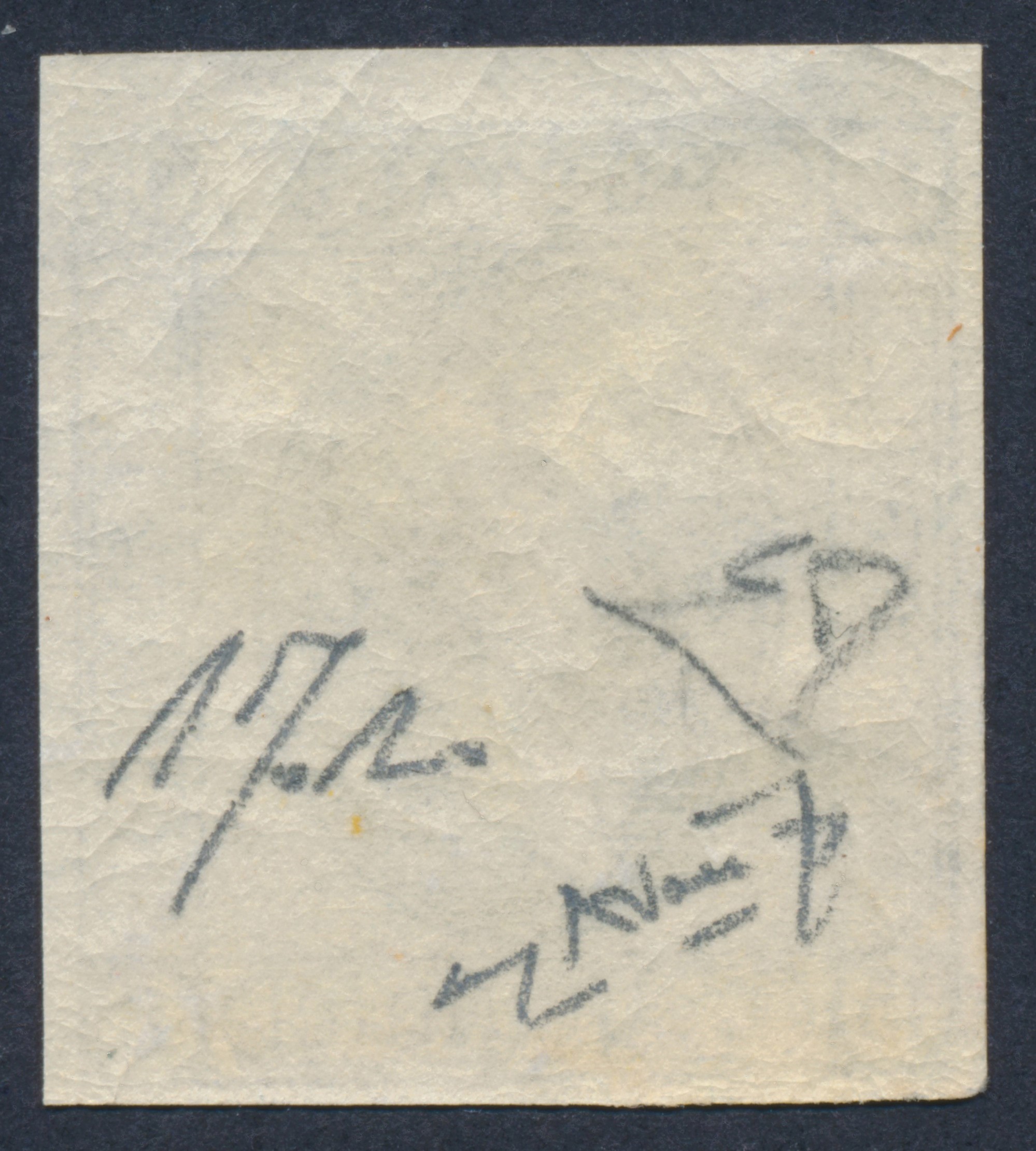 1863, Regno D’italia, 15c. Azzurro, i Tipo, (12) con Gomma Integra Screpolata