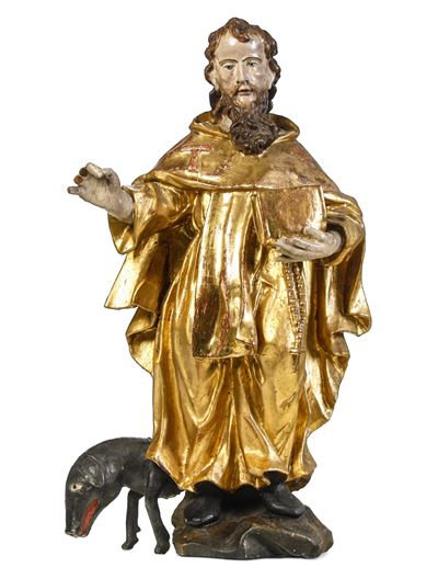Sant'antonio Abate. Alto Veneto o Tirolo, XVI Secolo