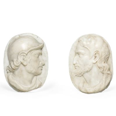 Profili di Guerriero. Arte Barocca Italiana (veneto ?), XVII Secolo
