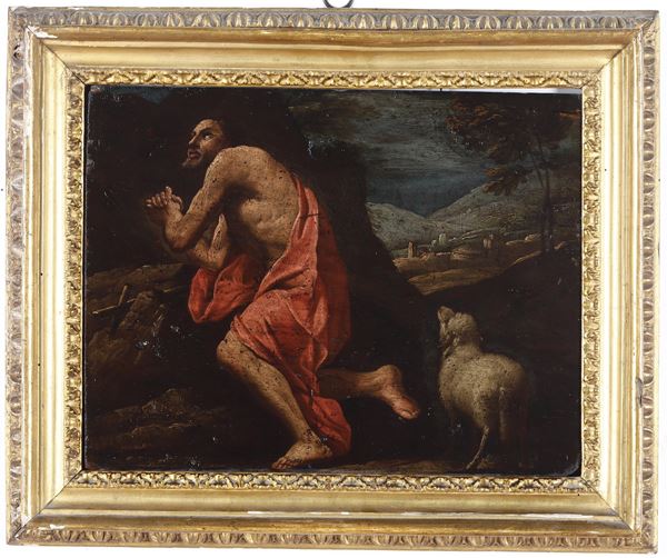 Scuola emiliana del XVII secolo San Giovanni Battista