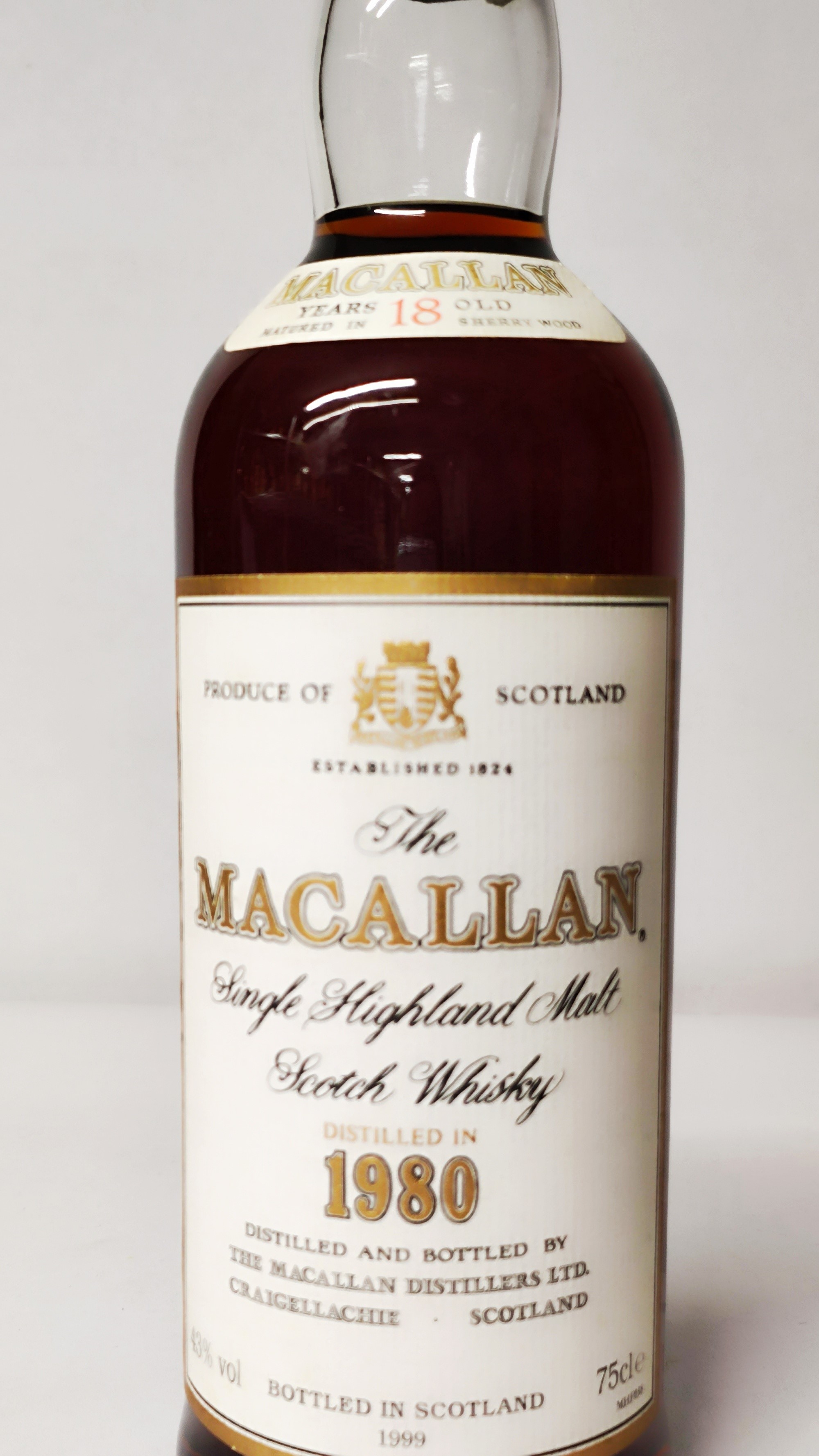 Macallan 18 Years 1980, Single Malt Whisky