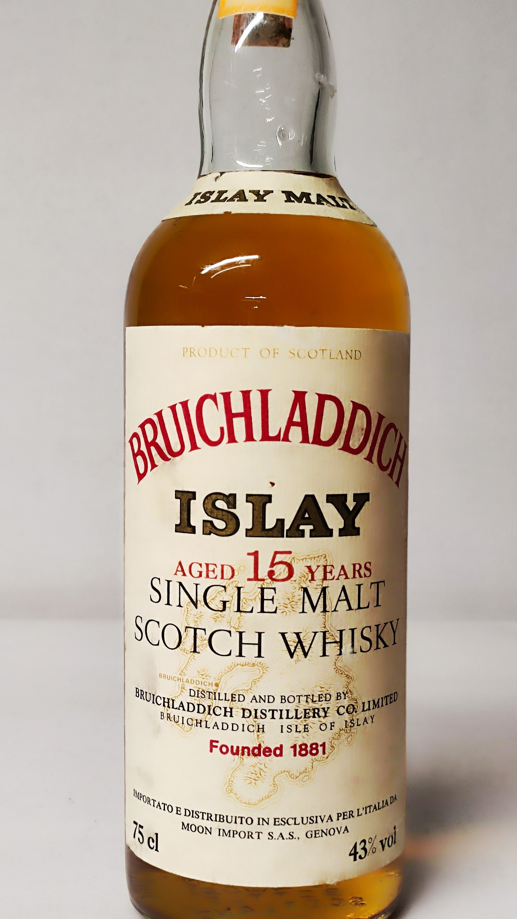Bruichladdich 15 Years Moon Import, Malt Whisky