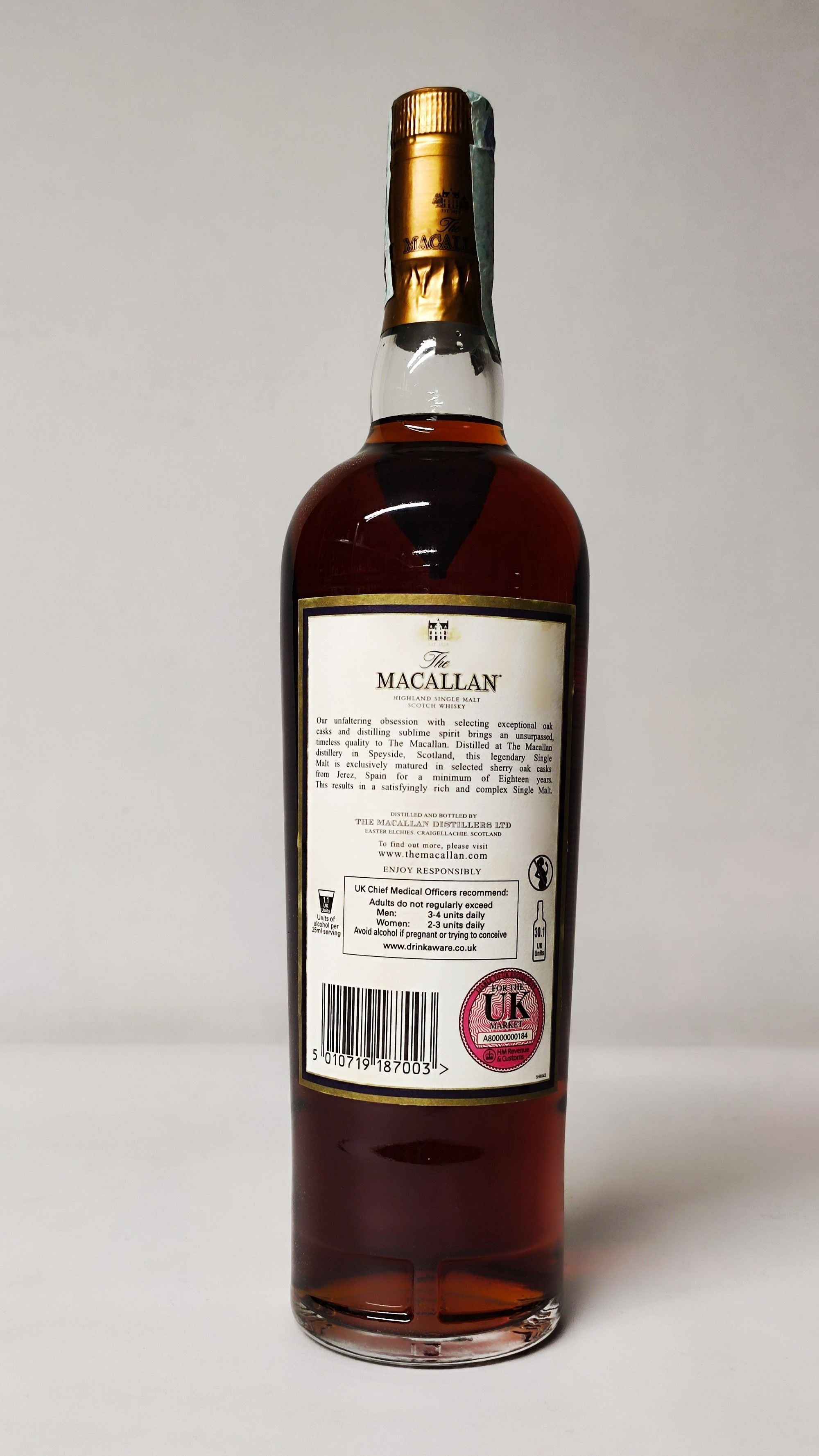The Macallan 18 Years Old 1994, Highland Single Malt Scotch Whisky