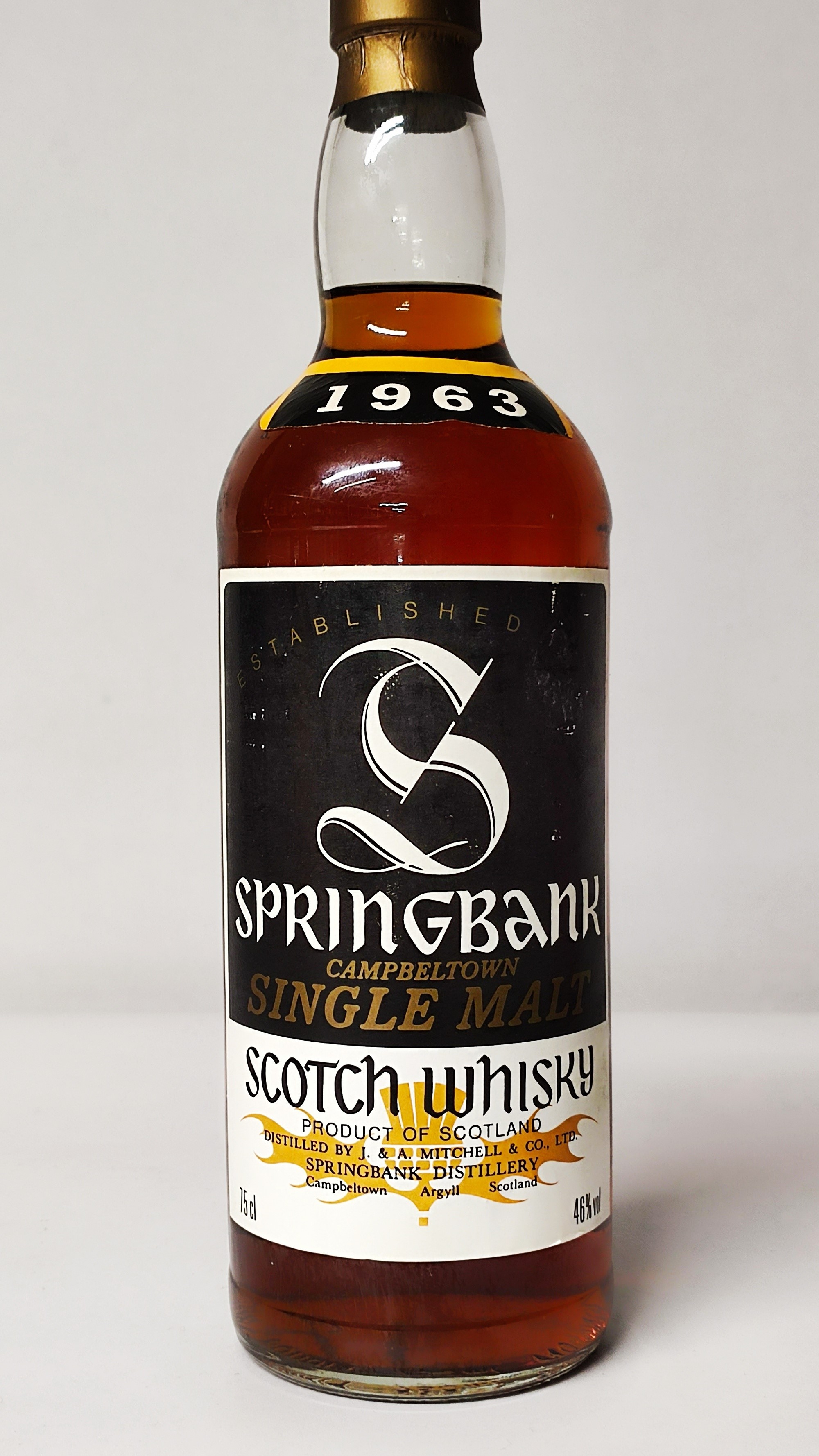 Springbank 1963, Single Malt Whisky