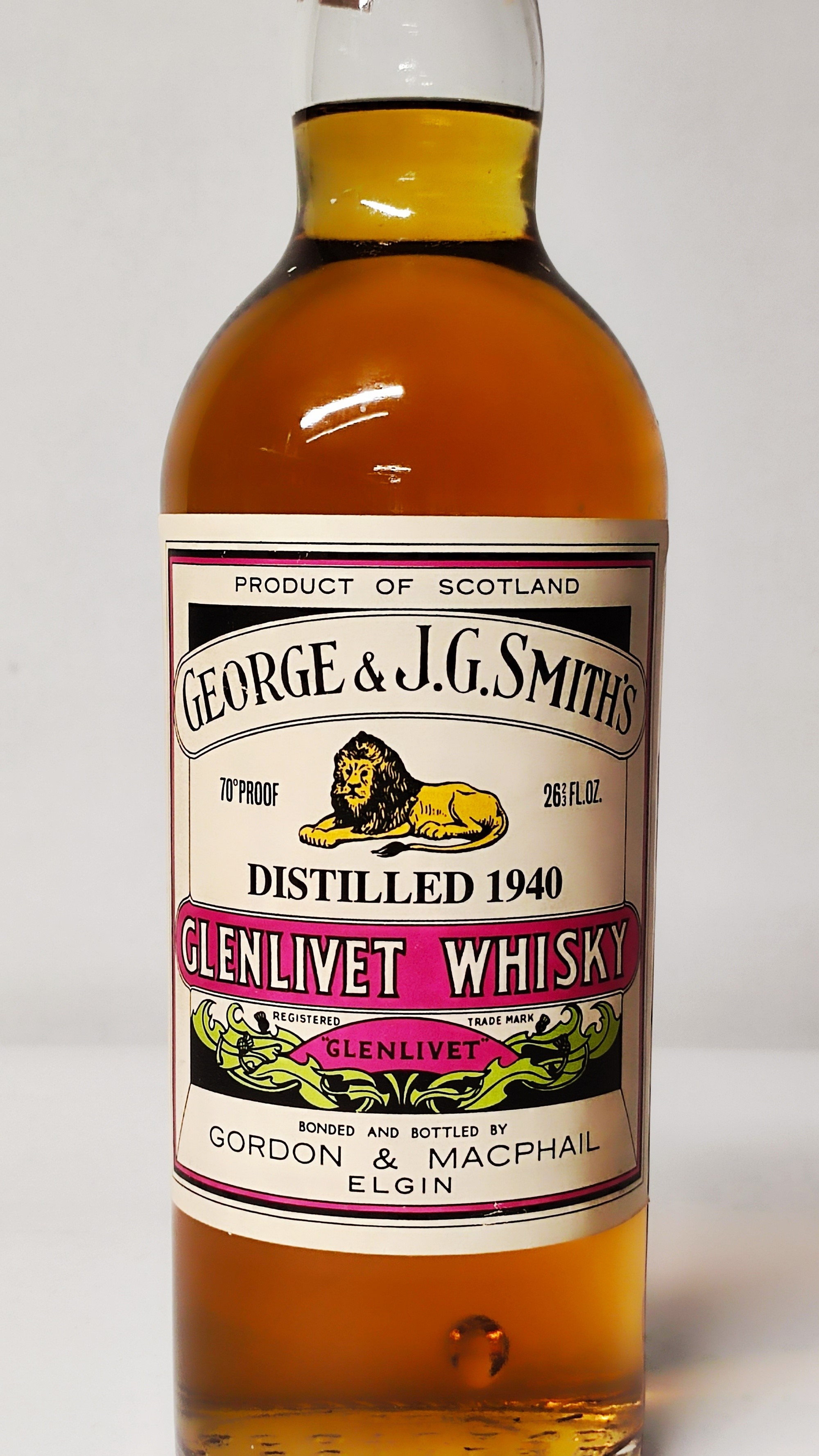 Glenlivet 1940, Single Malt Whisky