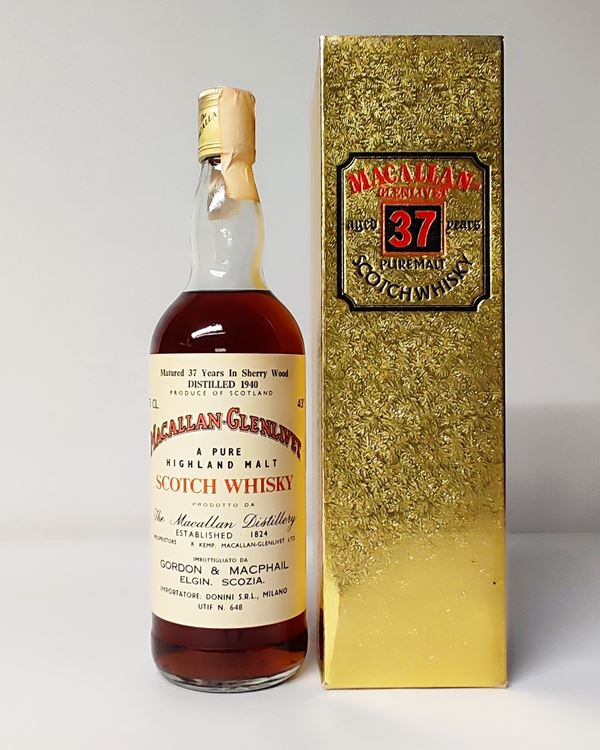 Macallan Glenlivet 37 Y. 1940, Single Malt Whisky