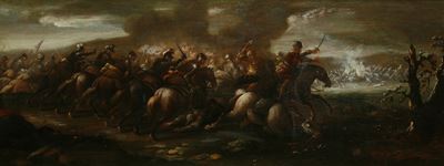 Scontro di Cavalleria tra Cristiani e Turchi