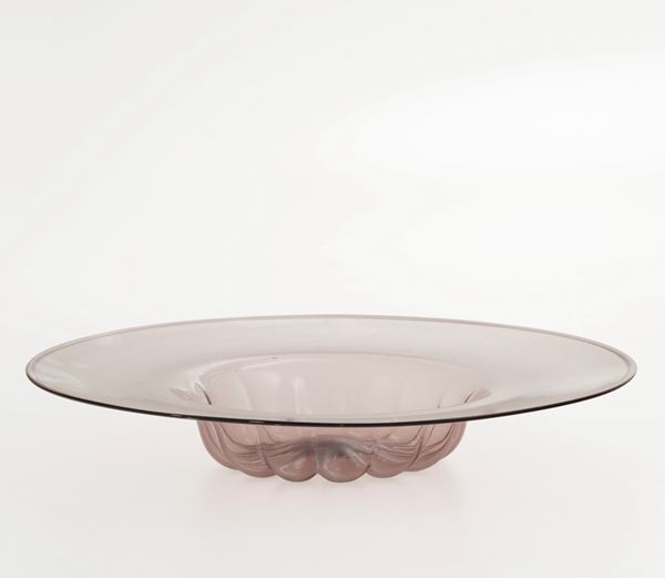 Piatto in vetro. Murano, anni '20 del XX secolo