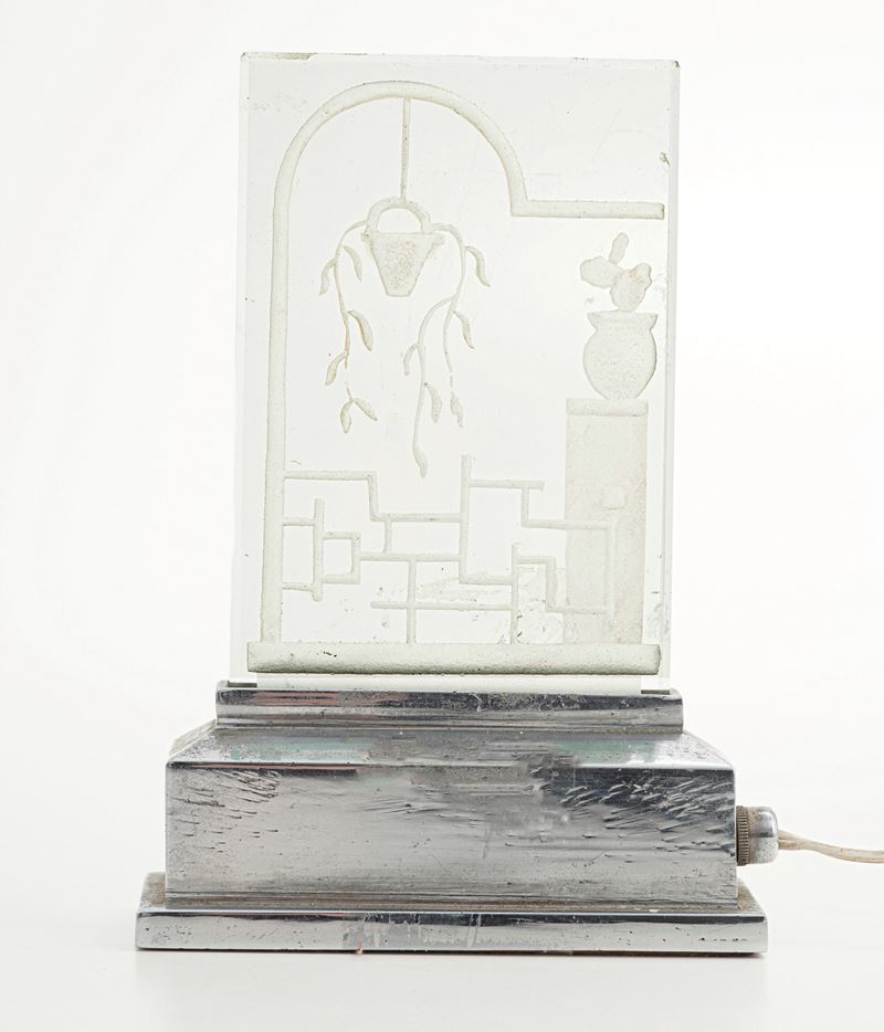 Lampada da tavolo, Francia anni 20-30  - Auction Antiquariato del XX secolo - Cambi Casa d'Aste
