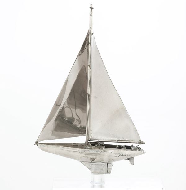 Barca a vela. Argenteria italiana del XX secolo