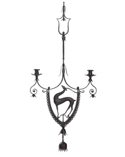 Lampadario a Due Luci, 1920 Ca.