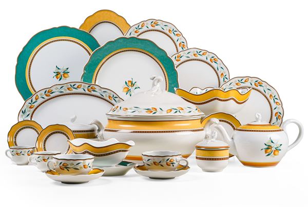 Servizio da tavola “Medley Alfabia” Germania, Selb (Baviera), Manifattura Hutschenreuther, inizio del XXI secolo 