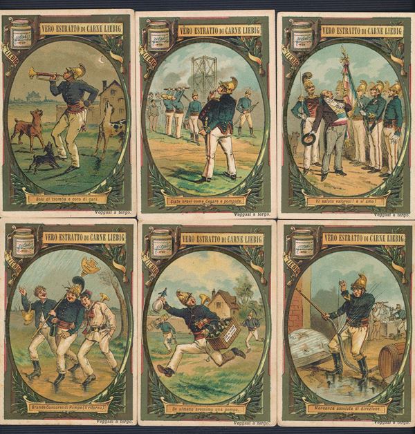 1887 - Figurine Liebig - Serie “Pompieri” (Sang. 204)