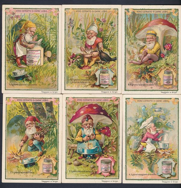 1892 - Figurine Liebig - Serie “Gli gnomi” (Sang. 345)