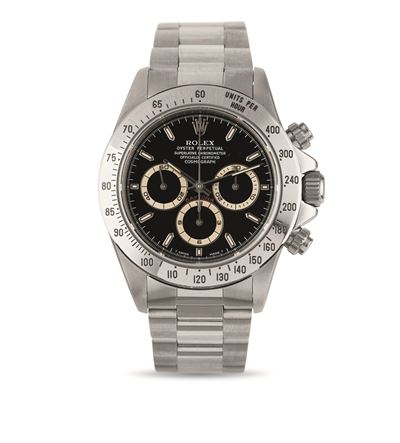 Daytona "el Primero" Ref 16520 Cronografo Automatico, Cassa in Acciaio con Quadrante Nero, Tre Co...
