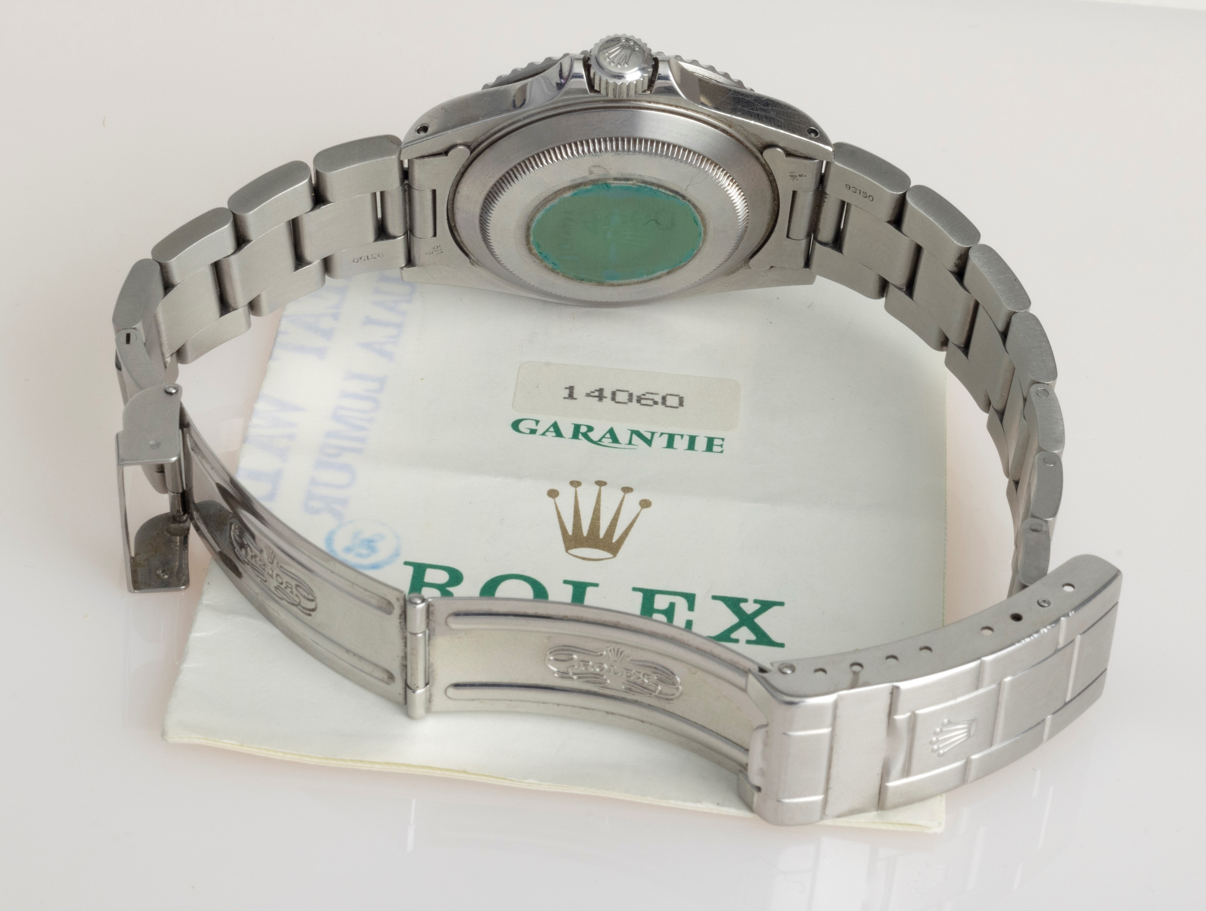 Rolex - Oyster Perpetual Submariner Ref 14060 in Acciaio, Quadrante Nero Indici Bicchierini, Brac...