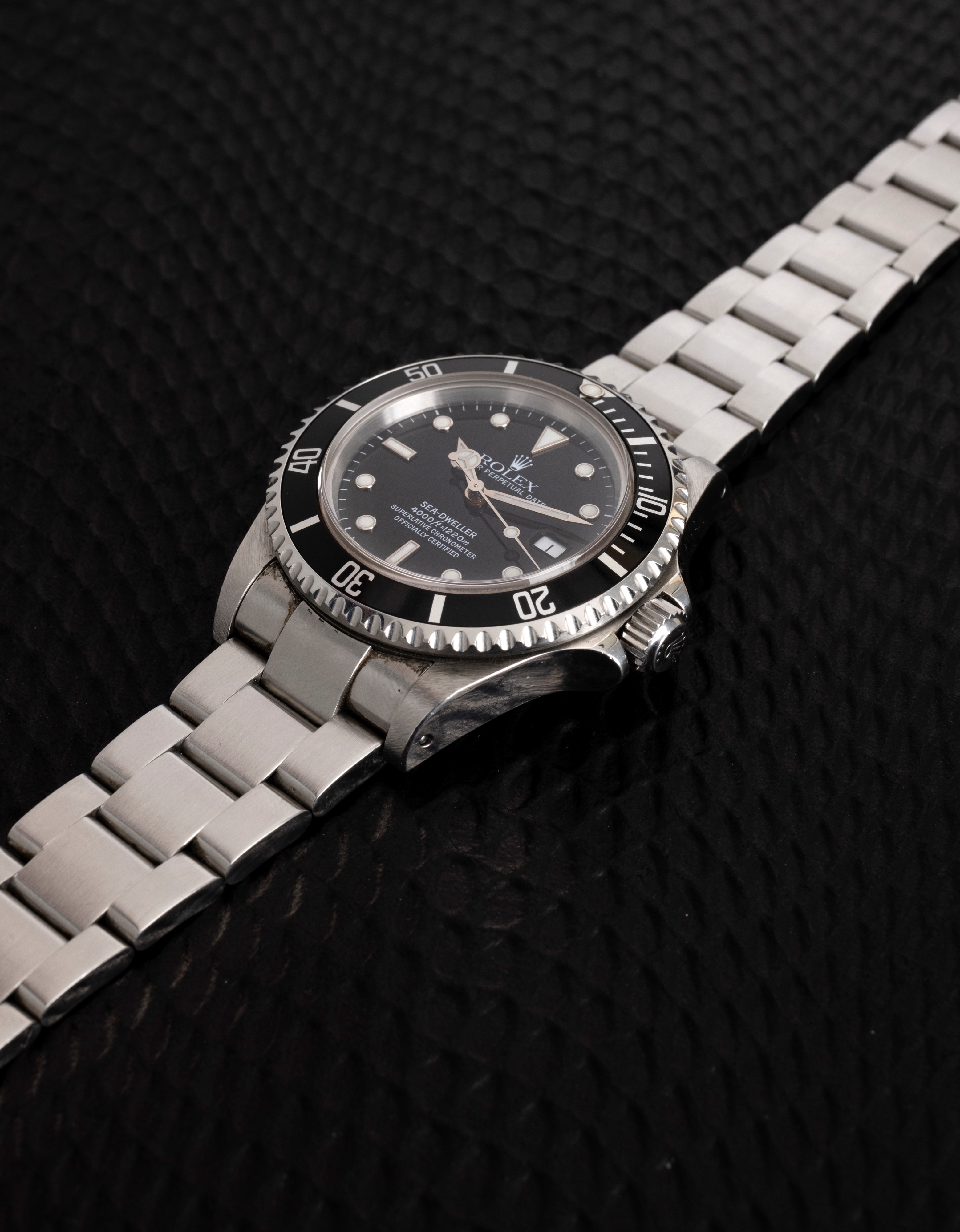 Rolex - Seadweller Ref 16600 in Acciaio con Ghiera Girevole e Valvola di Scappamento Dell'elio Ac...