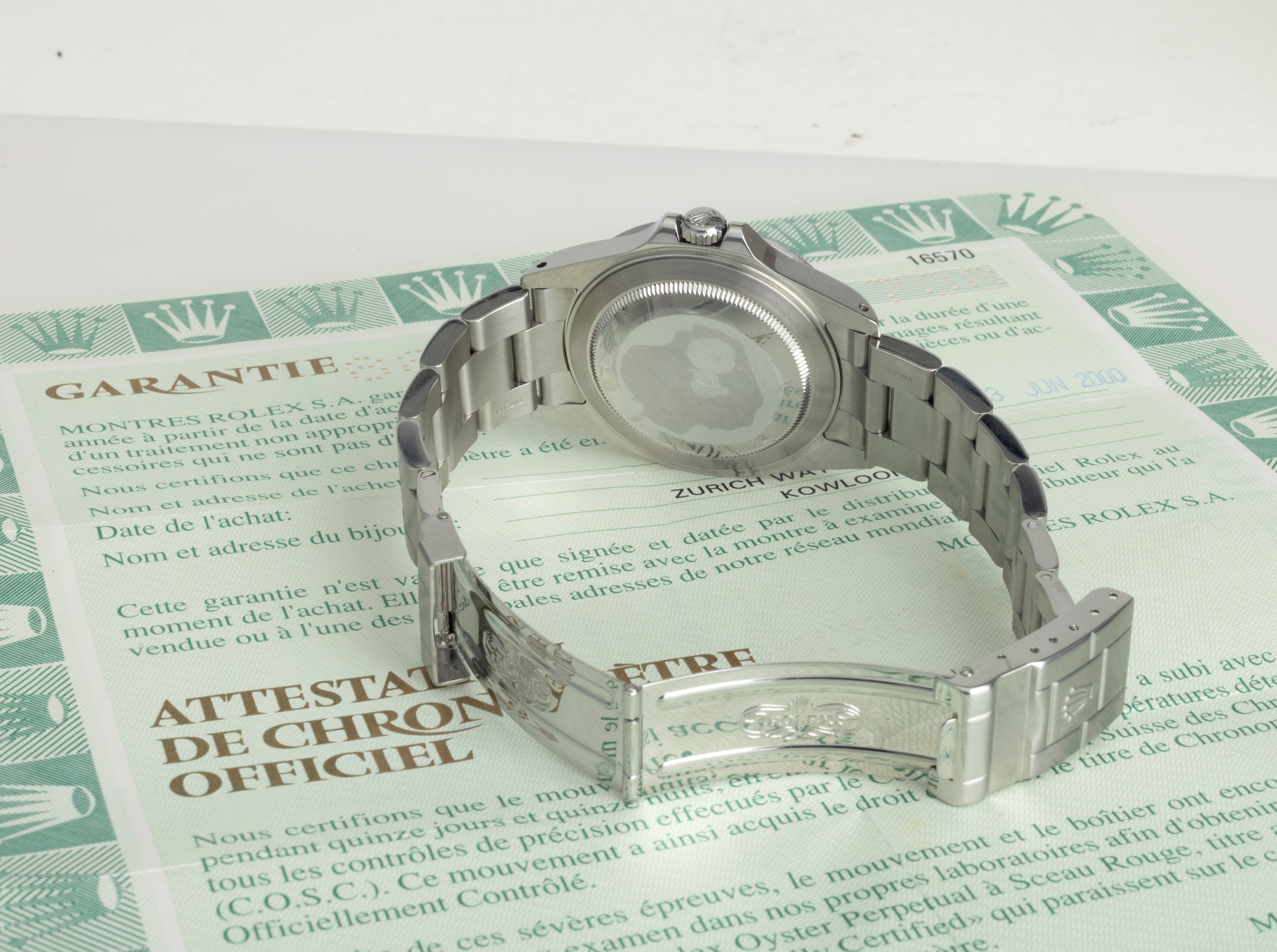 Rolex - Sportivo e Ricercato Explorer II Ref 16570 in Acciaio, Quadrante Nero Bicchierini