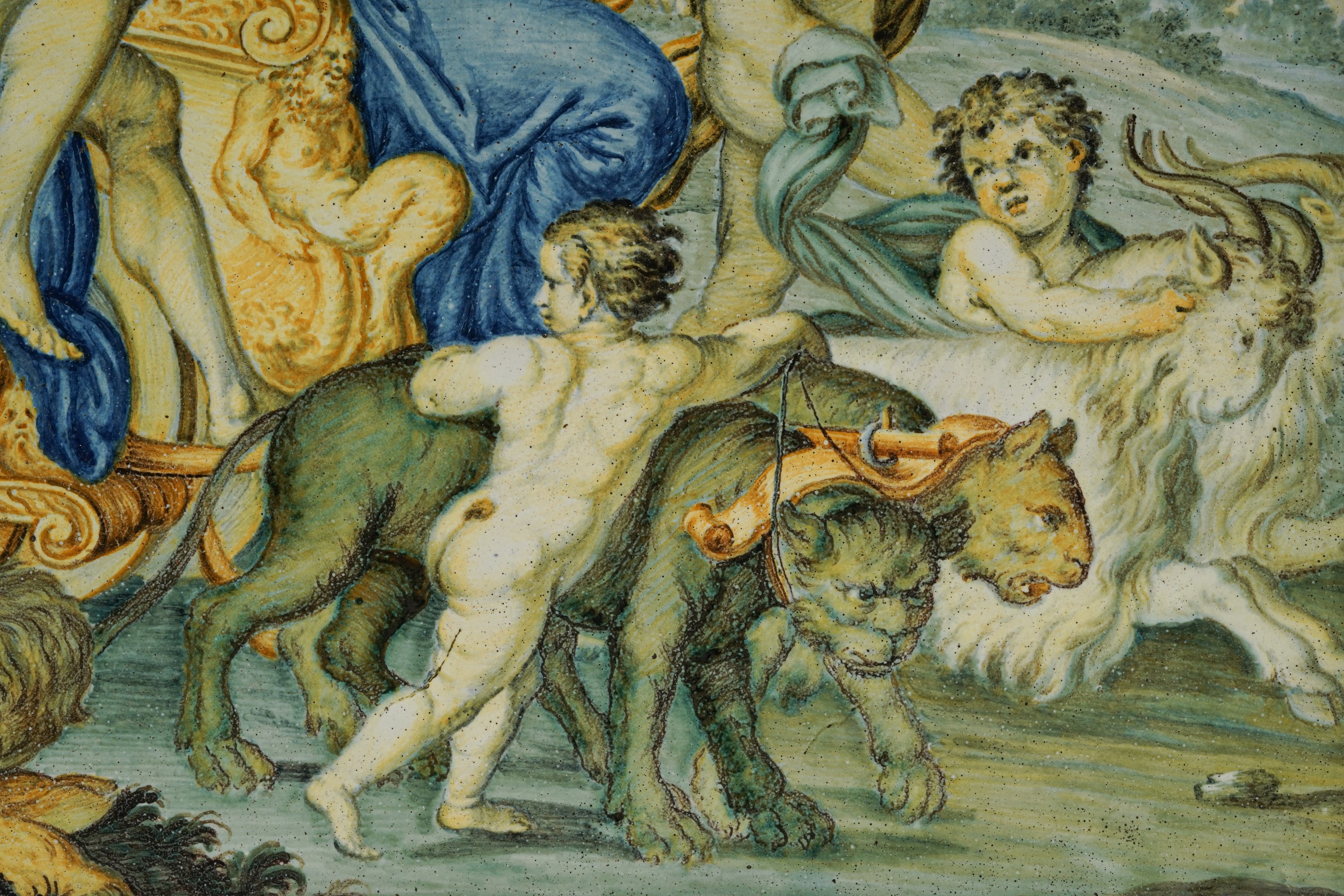 Due Targhe Castelli, Bottega Grue, (carlo Antonio ?) Prima Metà del XVIII
